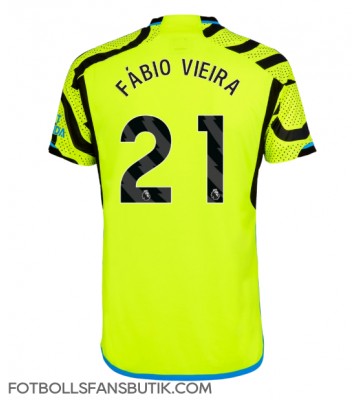 Arsenal Fabio Vieira #21 Replika Bortatröja 2023-24 Kortärmad